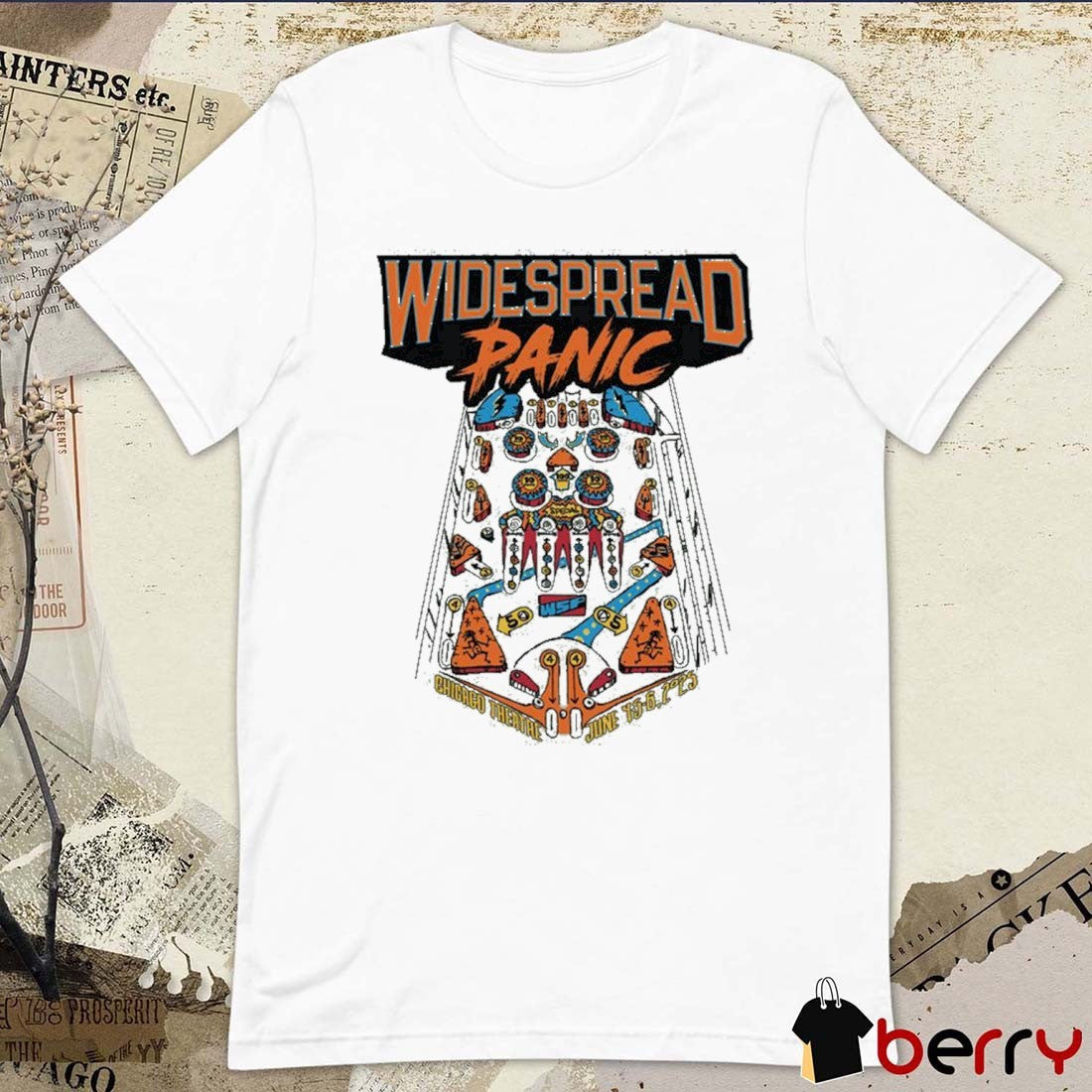 Widespread Panic Chicago Theatre Chicago IL On June 4 – 6 2025 Tour t-shirt