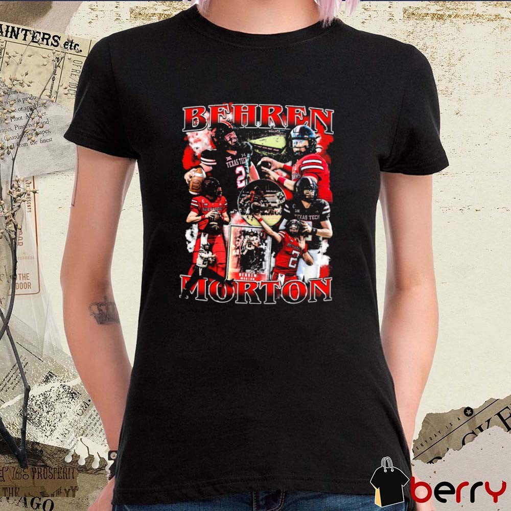 William Clark Green Wearing Behren Morton Texas Tech Red Raiders Vintage Signature t-shirt