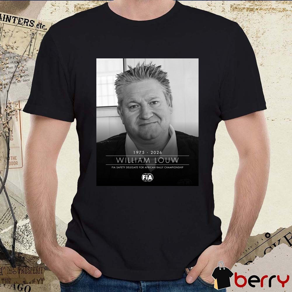 William Louw Fia Safety Delegate For African Rally Championship 1975 – 2026 Poster t-shirt