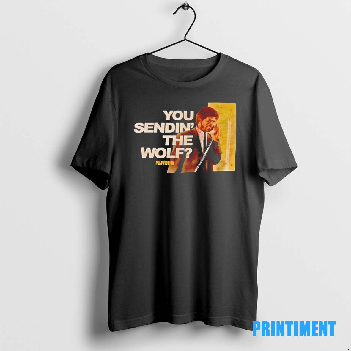 Official Winston You Sendin The Wolf Pulp Fiction Tee Sweater