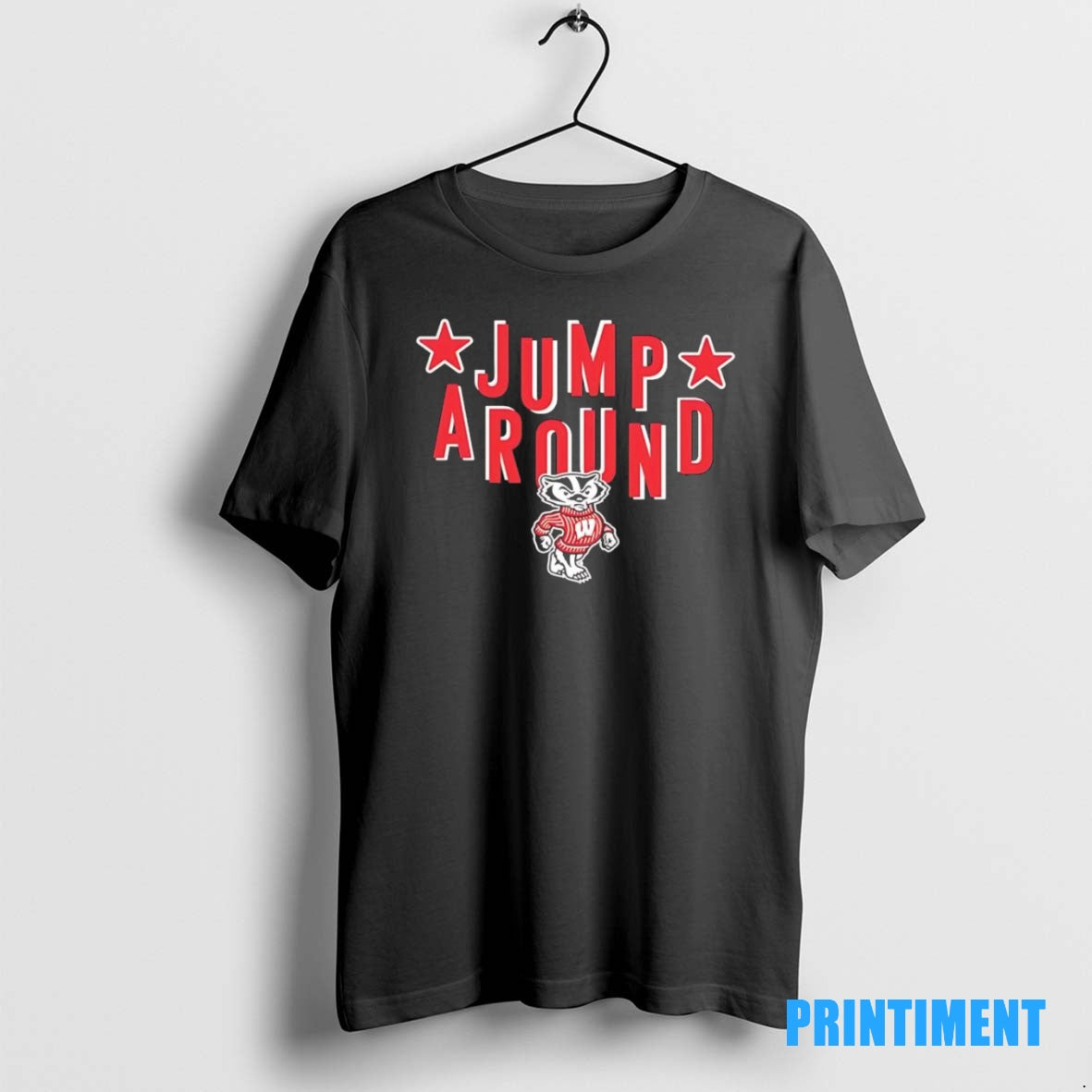Official Wisconsin Badgers Jump Around Tee Sweater