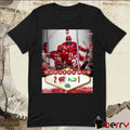 Wisconsin Badgers Win North Dakota Final Score 2 – 1 NCAA Frozen Four Poster t-shirt