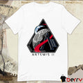 Wiseman Glover Koch Hansen Godspeed Artemis II Logo t-shirt