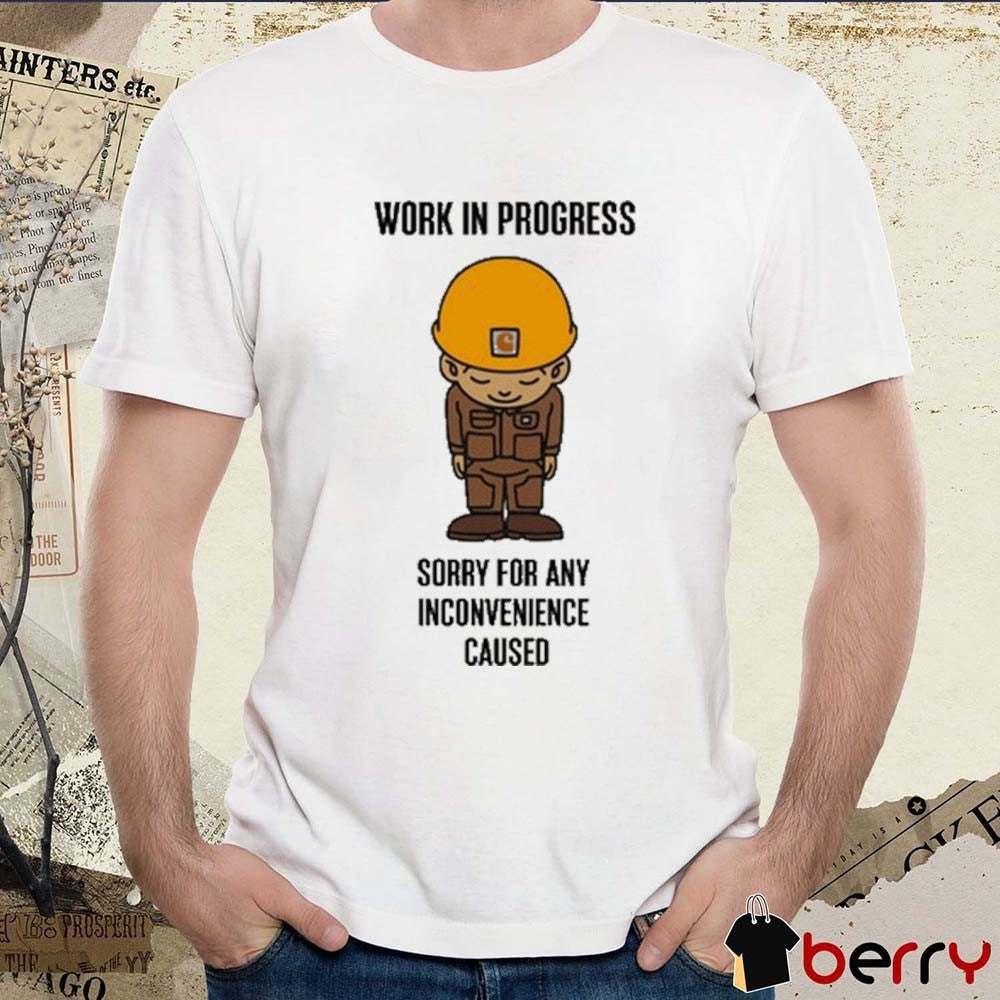 Work In Progress Sorry For Any Inconvenience Caused Virat Kohli’s Carhartt Sumimasen 2026 t-shirt