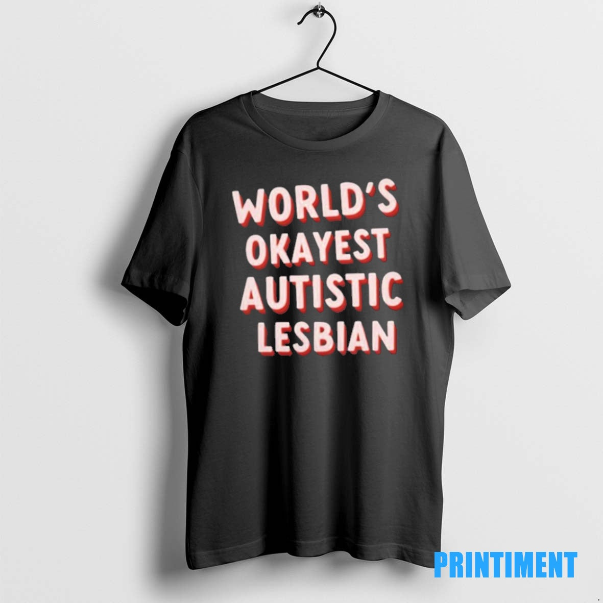 Official Worlds Okayest Autistic Lesbian Tee Sweater
