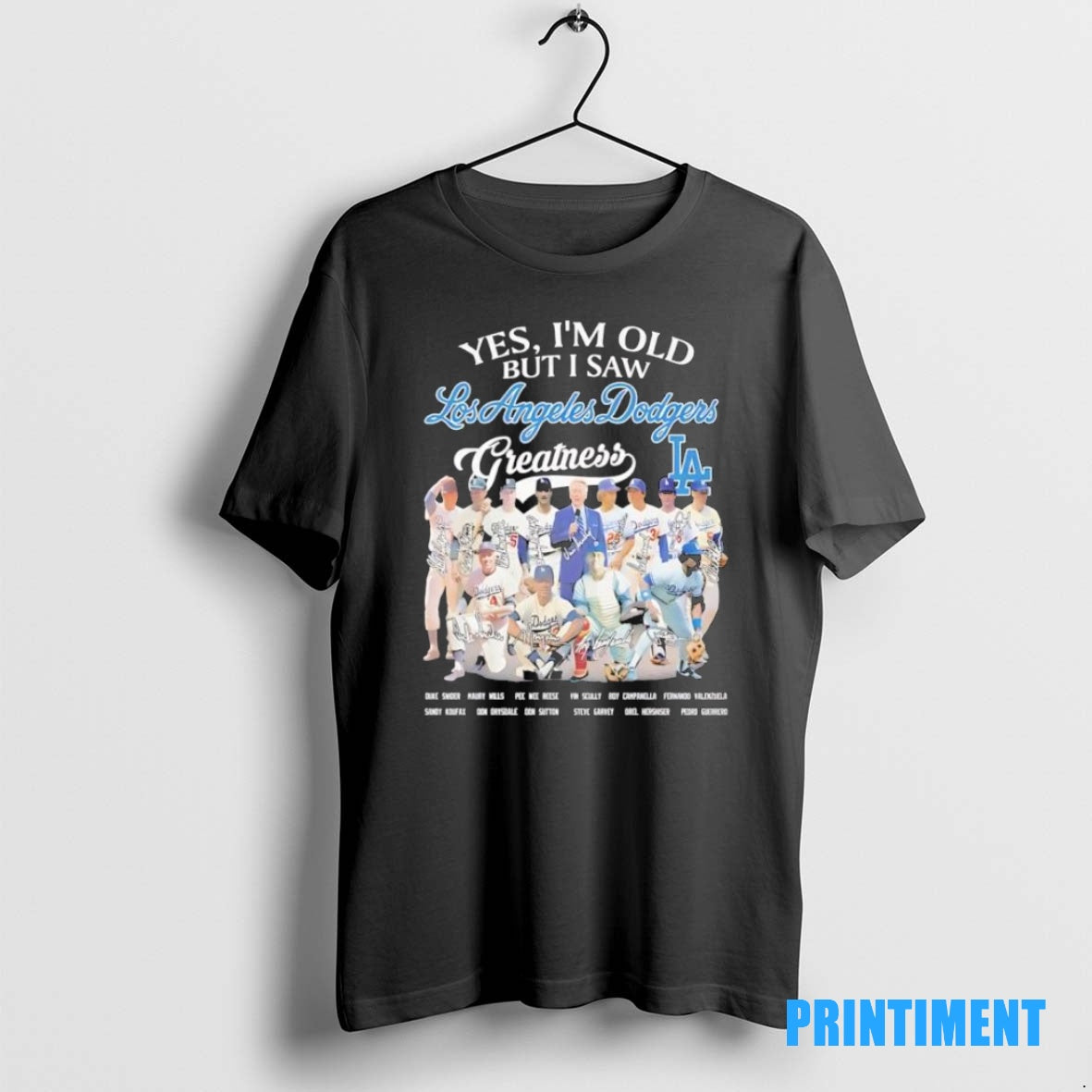 Official Yes Im Old But I Saw Los Angeles Dodgers Greatness Tee Sweater