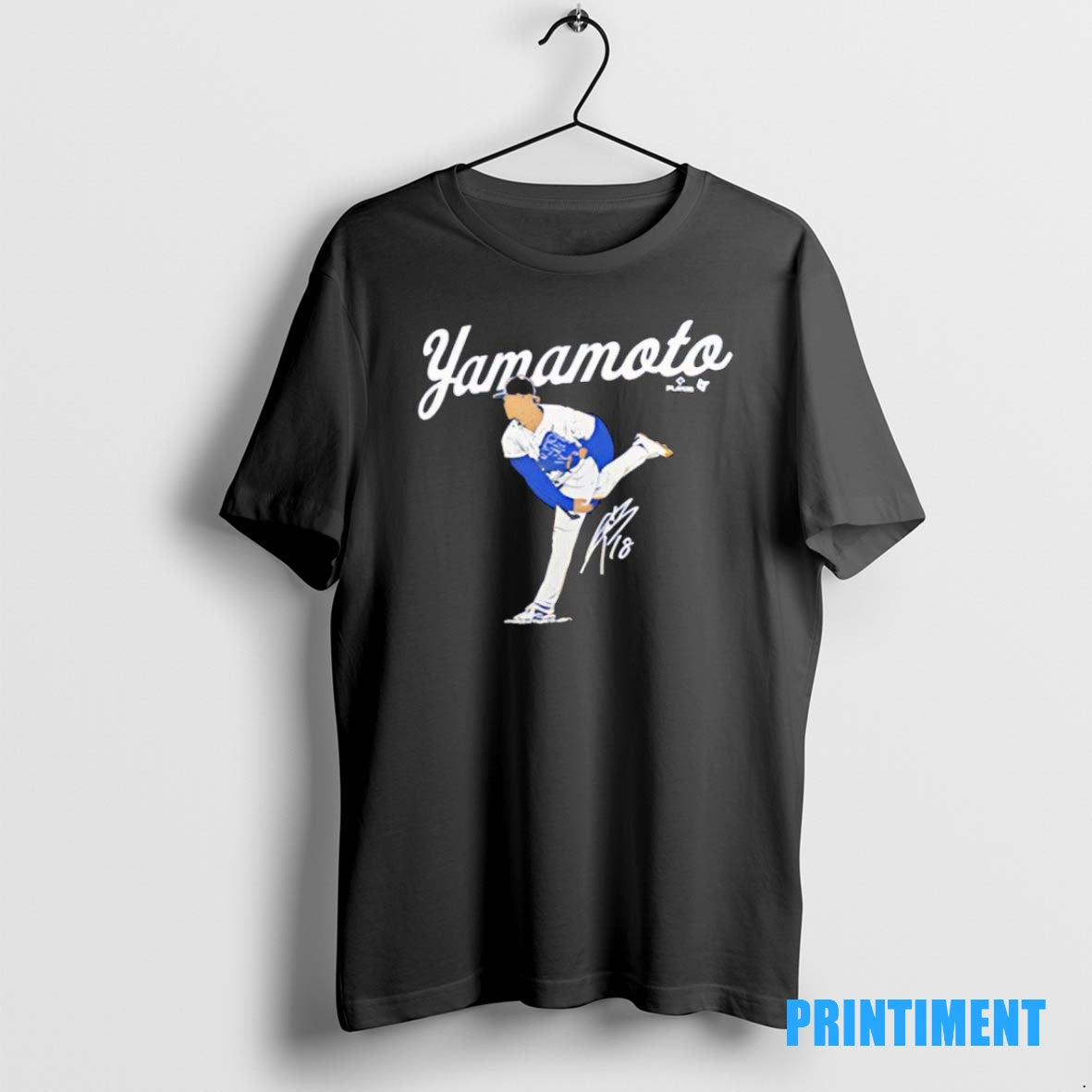 Official Yoshinobu Los Angeles Dodgers Defending Pitching Signature Tee Sweater