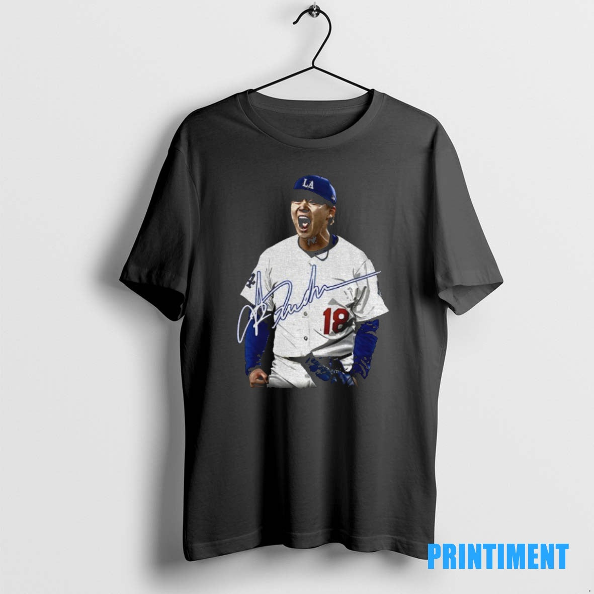 Official Yoshinobu Yamamoto 18 Los Angeles Dodgers Mvp Baseball World Series 2025 Signature Tee Sweater