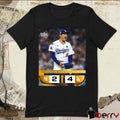 Yoshinobu Yamamoto Final Los Angeles Dodgers 4 – 2 New York Yankees Dodgers Lead Series 2-0 Poster t-shirt