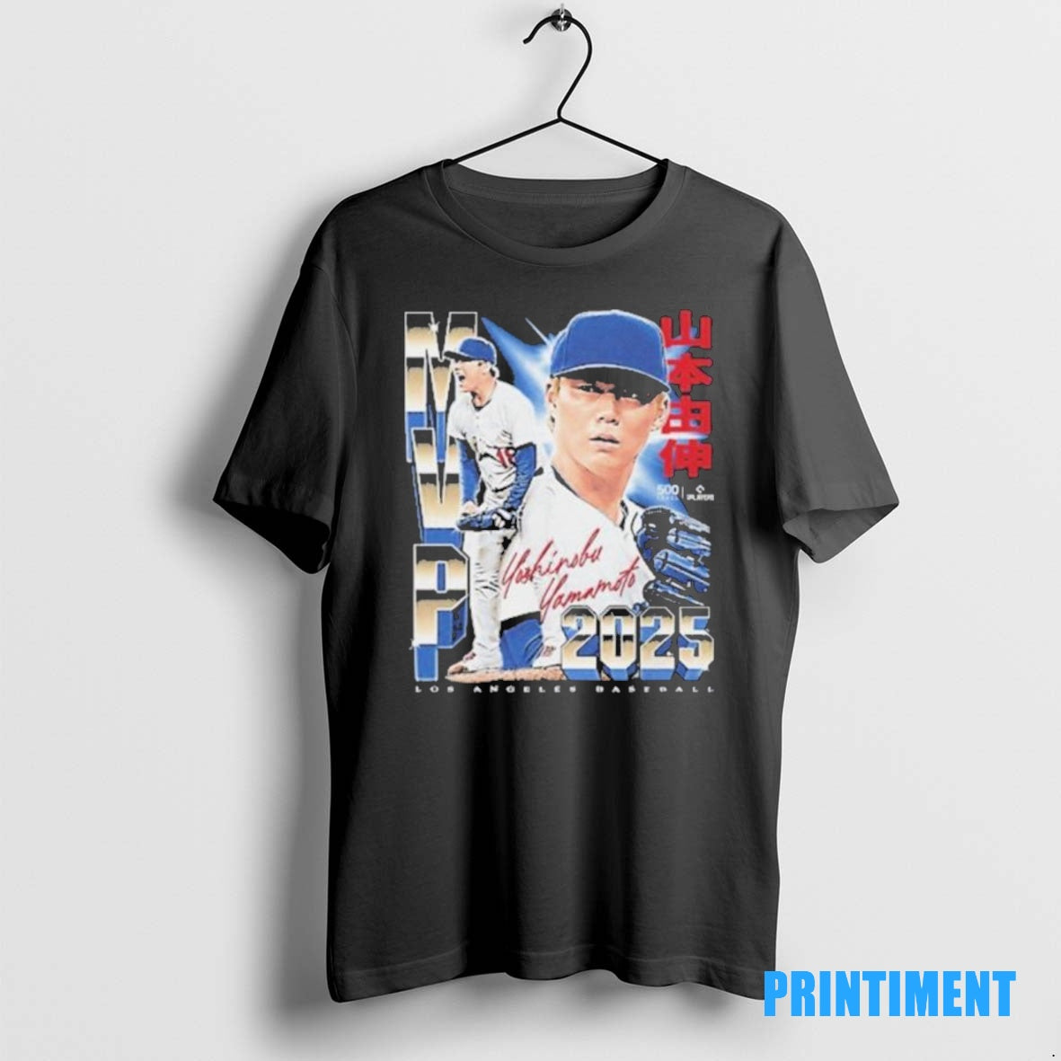 Official Yoshinobu Yamamoto Los Angeles D 2025 Champs Mvp Tee Sweater