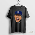 Official Yoshinobu Yamamoto Screaming Big Face Los Angeles Dodgers Mvp Baseball World Series 2025 Signature