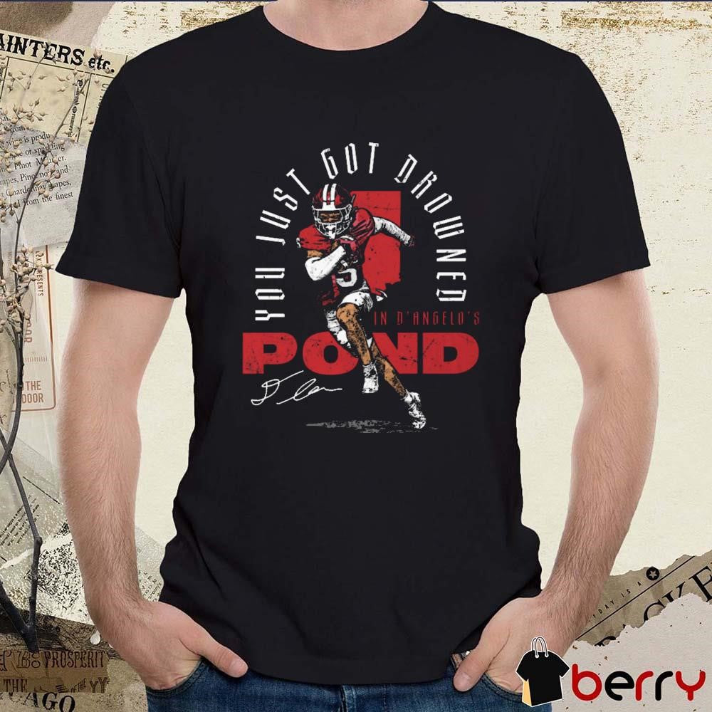 You Just Drowned D’Angelo Ponds Indiana Hoosiers College Drowned Signature t-shirt