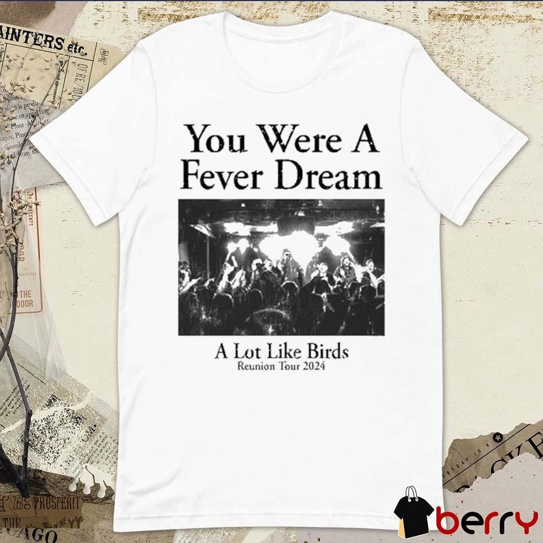 You Were A Fever Dream A Lot Like Birds Reunion Tour 2024 t-shirt