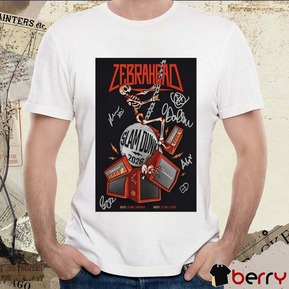 Zebrahead Slam Dunk Tour Hatfield Park Slam Dunk May 23 2026 Hatfield Park Hatfield UK Poster t-shirt