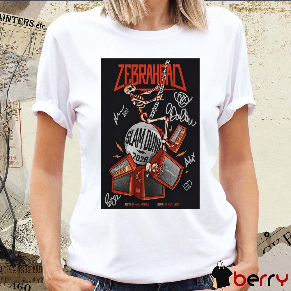 Zebrahead Slam Dunk Tour Hatfield Park Slam Dunk May 23 2026 Hatfield Park Hatfield UK Poster t-shirt