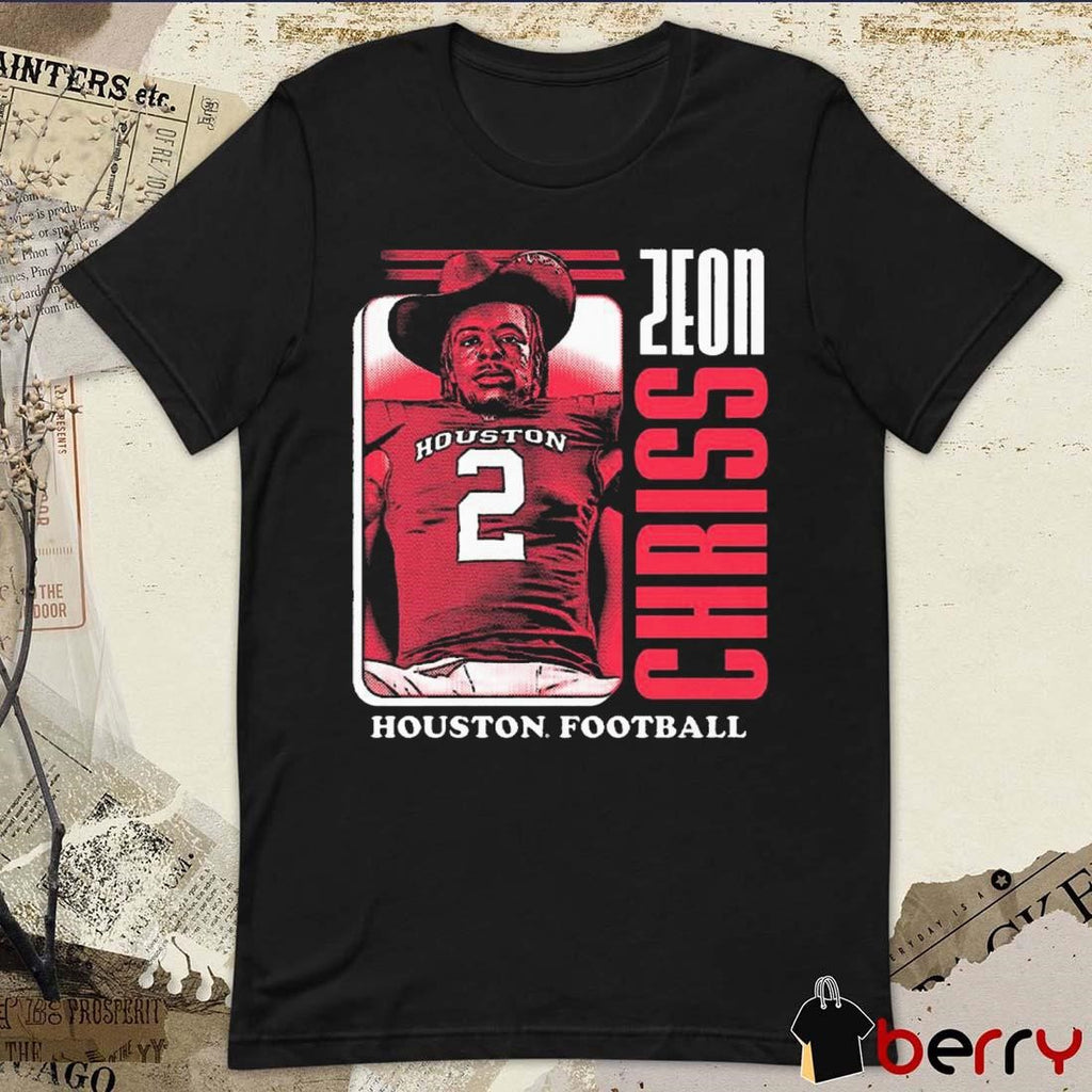 Zeon Chriss Houston Cougars Football Graphic t-shirt