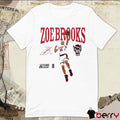 Zoe Brooks NC State Wolfpack Basketball NCAA March Madness 2025 Logo Signature t-shirt