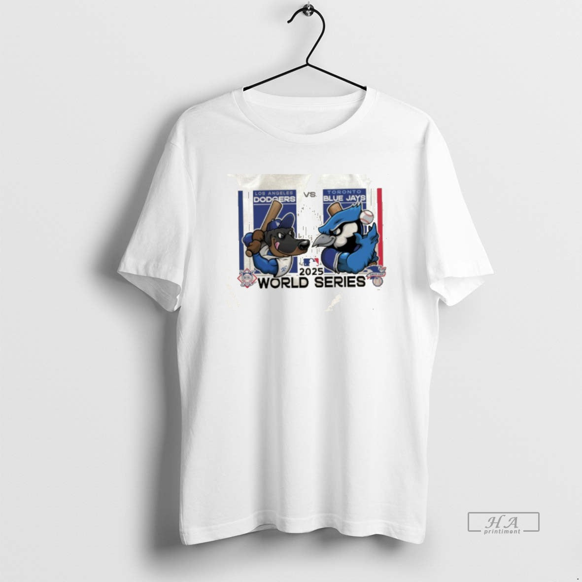 Official Iclcl74z Los Angeles Dodgers Vs Toronto Blue Jays 2025 World Series Mascot