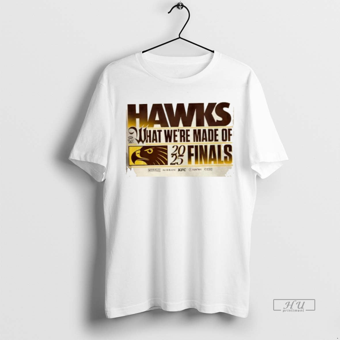 Officials 2025 Aflw What Were Made Of Finals Hawthorn Hawks Premium Tee Shirt Sweater