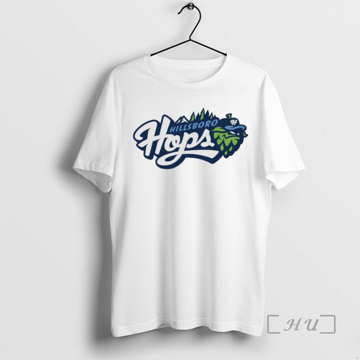 Officials 2025 Valor Blue Hillsboro Hops Logo T Shirt Sweater