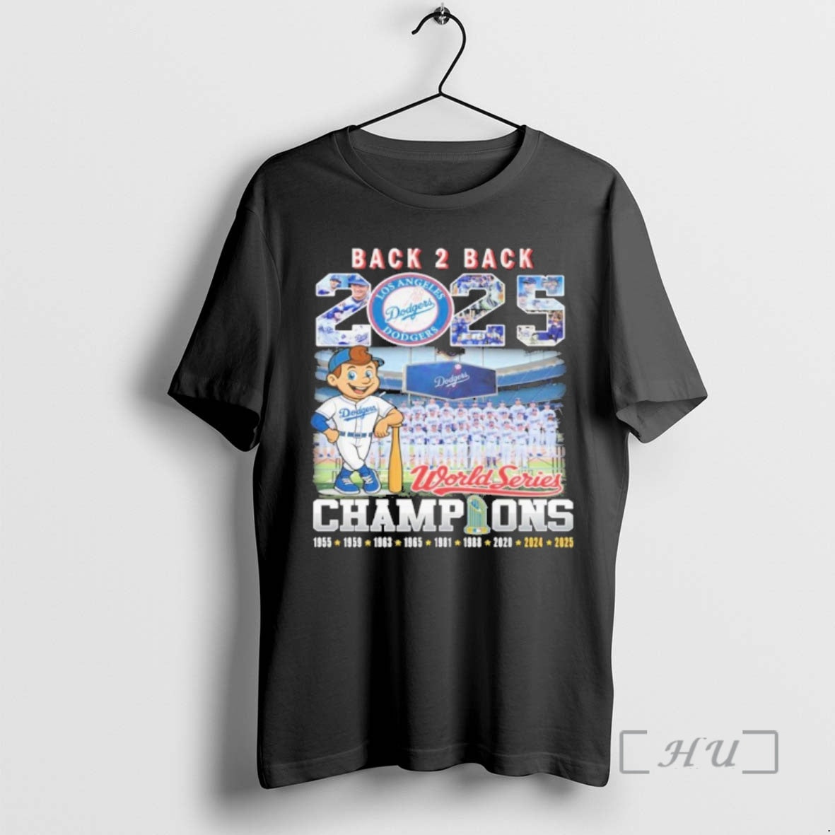 Officials 2025 World Series Back 2 Back Champions Los Angeles Dodgers Premium T Shirt Sweater