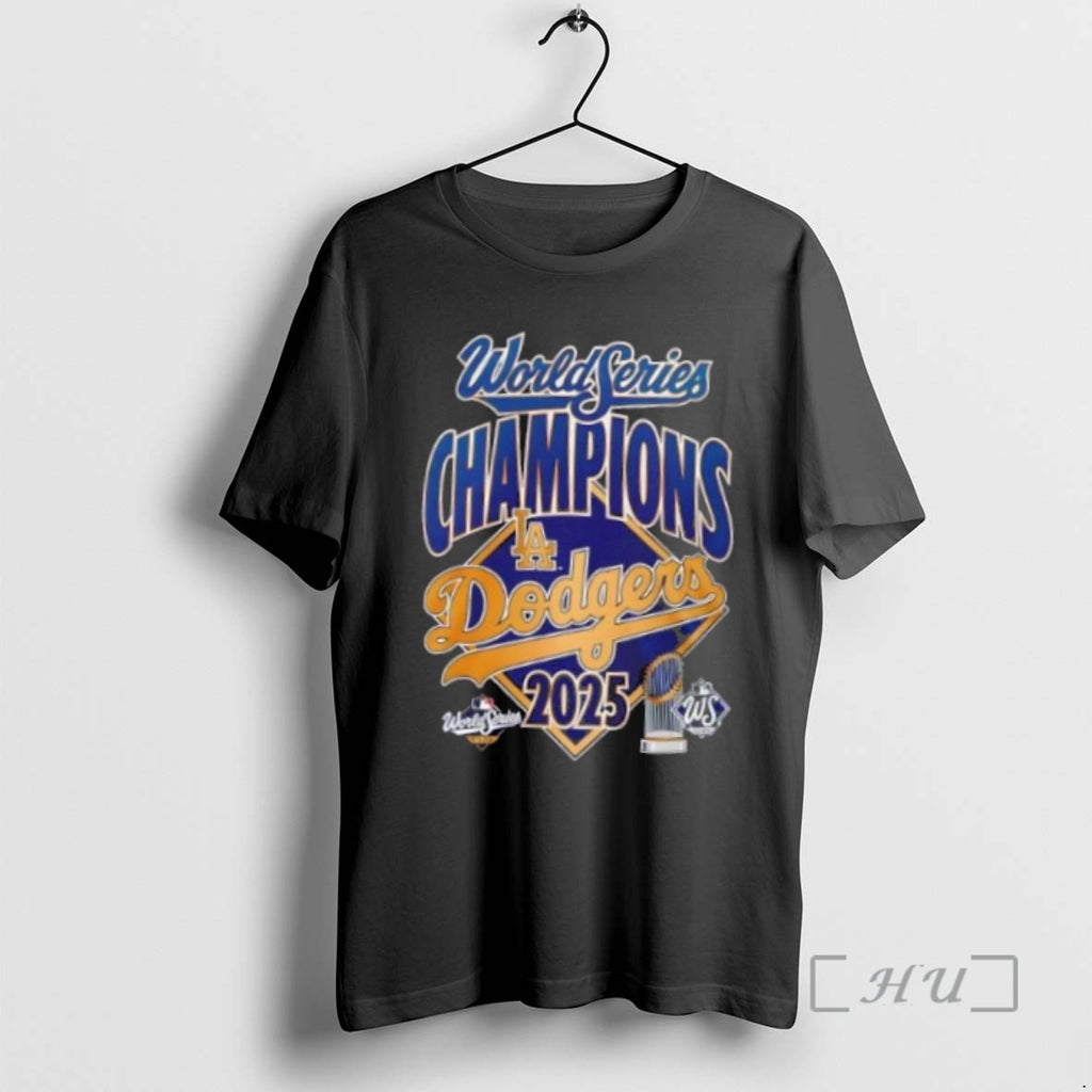 Officials 2025 World Series Champions Back To Back La Dodgers All Players 2 Sided Premium