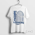 Officials 2025 World Series Champions La Dodgers Trophy Premium T Shirt Sweater