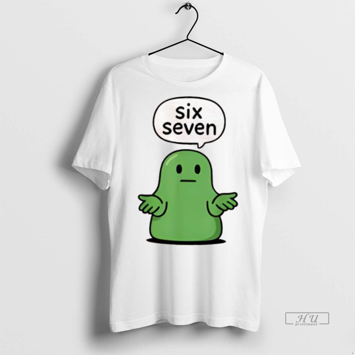 Officials 67 Six Seven 6 7 Green Blob Slime Graphic Tee Shirt Sweater