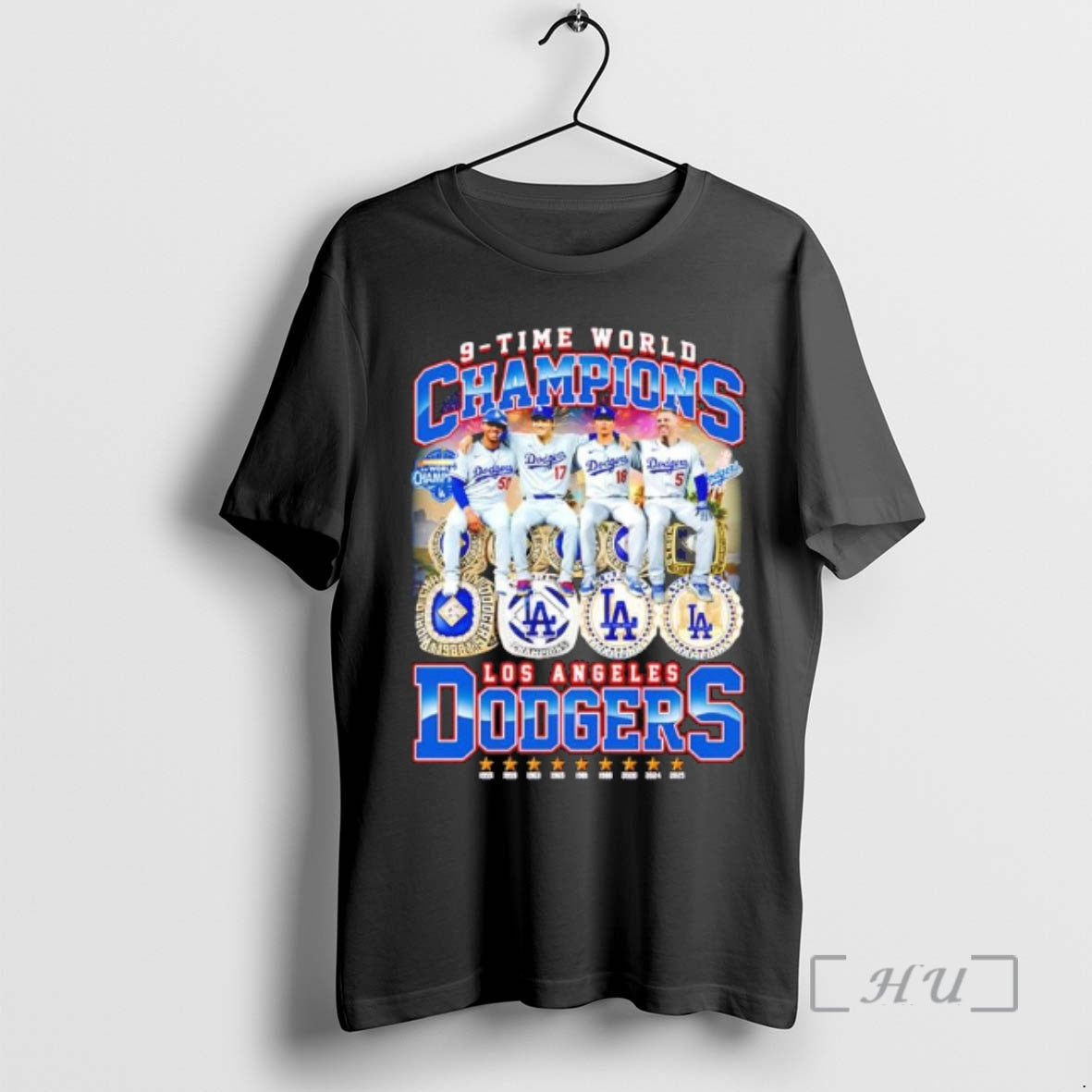 Officials 9 Time World Champions La Dodgers 2025 Premium T Shirt Sweater
