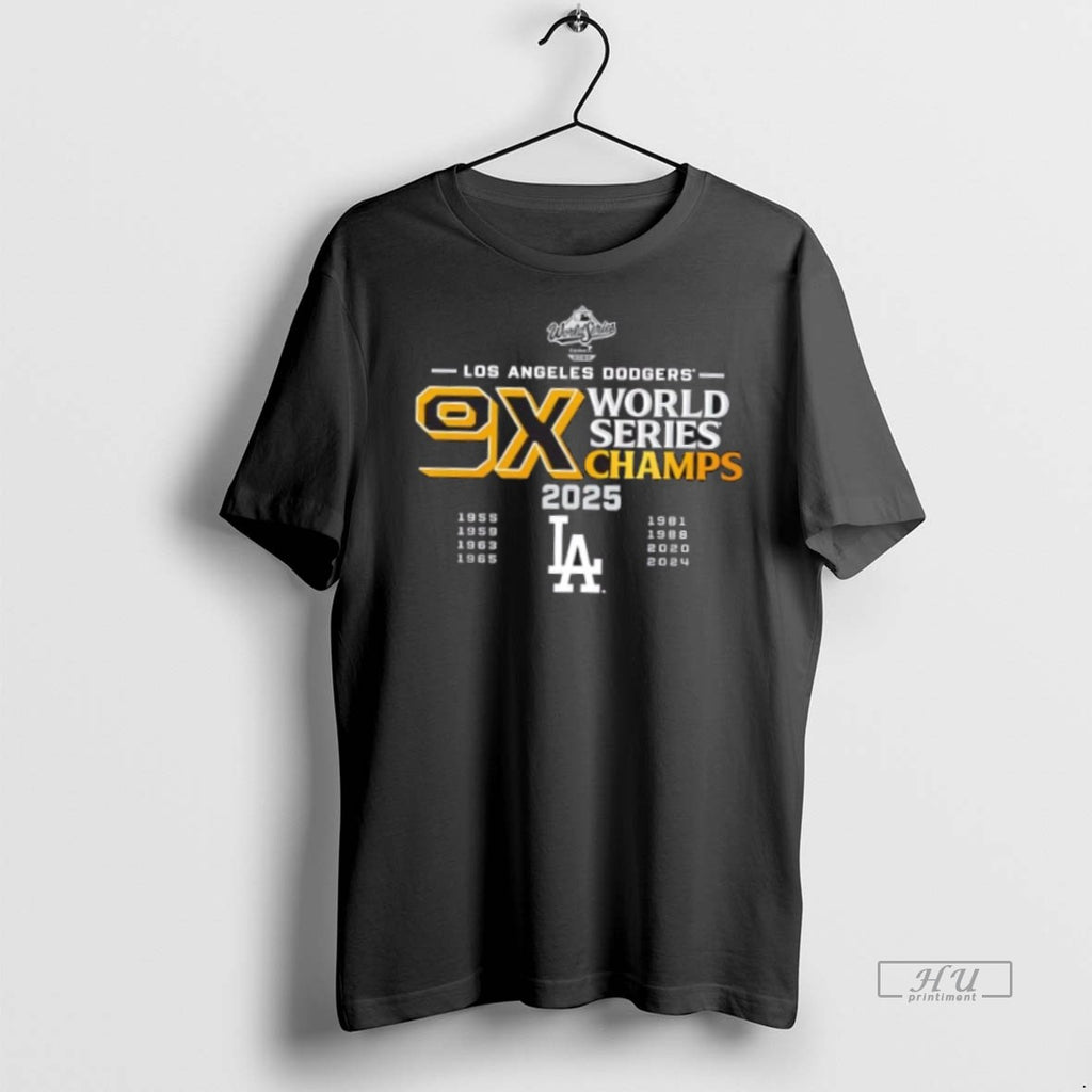 Officials 9 Time World Series Champs Los Angeles Dodgers November 1st 2025 Premium