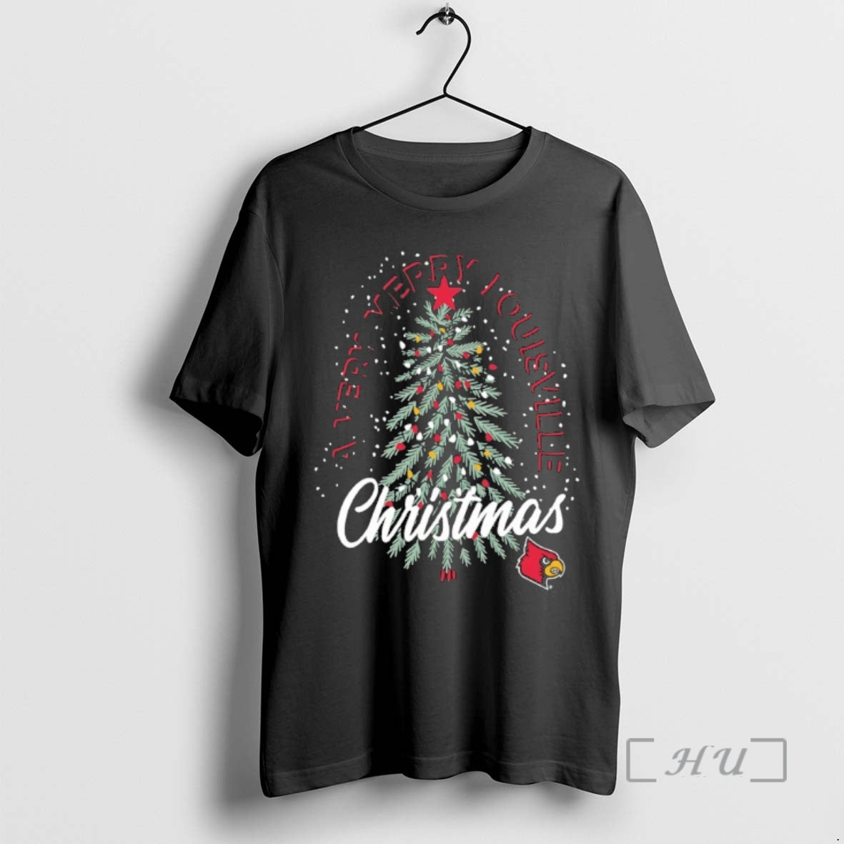Officials A Very Merry Louisville Cardinals Christmas Tree String Light 2025 Premium T Shirts Sweater