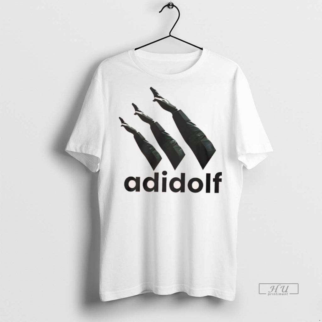 Officials Adidolf Hand Logo Graphic Tee Shirt Sweater
