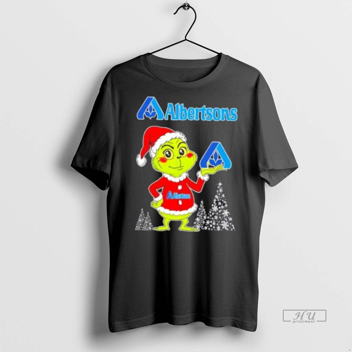 Officials Albertsons And Grinchmas Christmas Tree Premium Tee Shirt Sweater