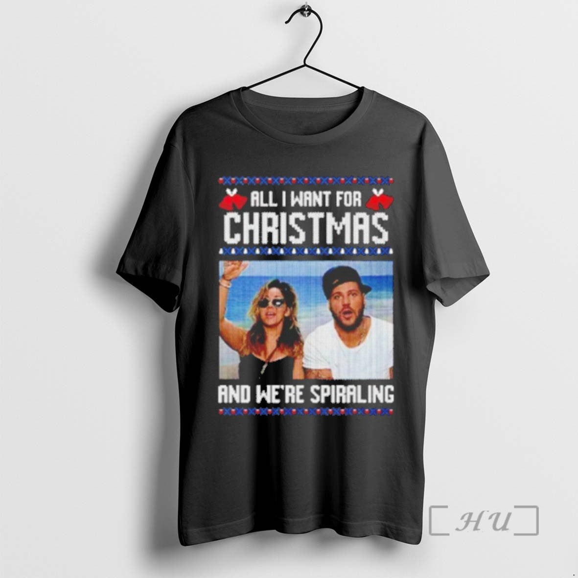 Officials All I Want For Christmas And Were Spiraling Jersey Shore T Shirt Sweater
