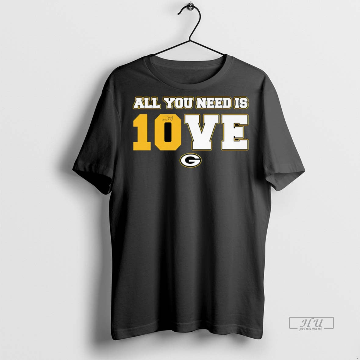 Officials All You Need Is 10ve Green Bay Packers Tee Shirt Sweater