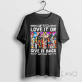 Officials America Love It Or Give It Back Native American Forever Black Premium T Shirts