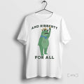 Officials And Ribberty For All Portland Frogs Statue Of Liberty
