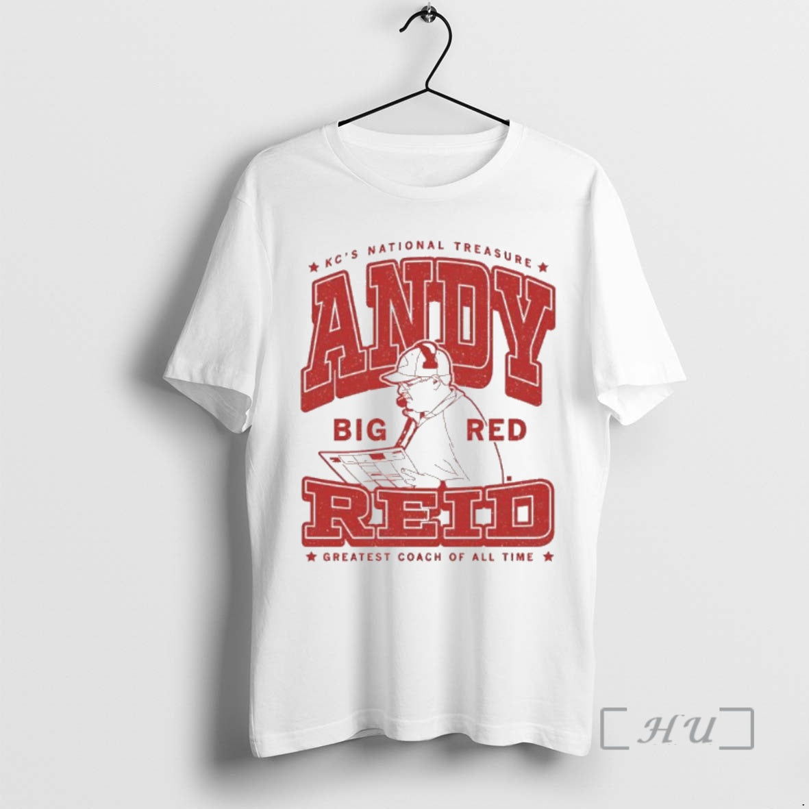 Officials Andy Reid Big Red Kcs National Treasure Greatest Coach Of All Time Premium