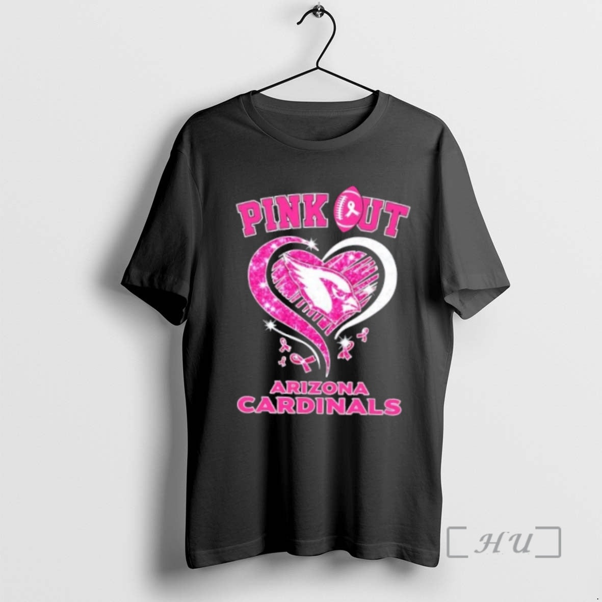 Officials Arizona Cardinals Football X Pink Out Hearts