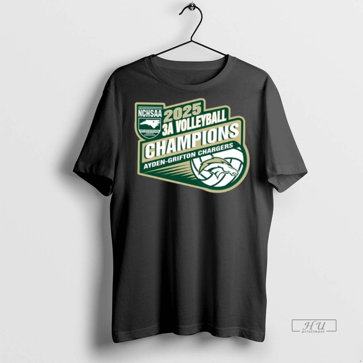Officials Ayden Grifton Chargers 2025 Nchsaa 3a Volleyball Champions Premium Tee Shirt Sweater