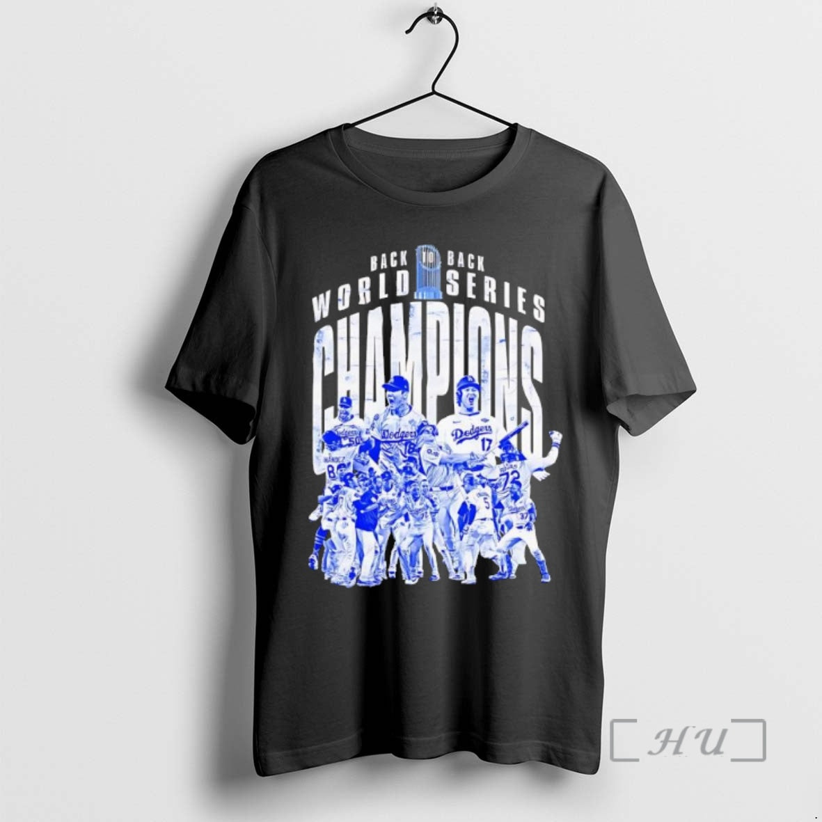 Officials Back 2 Back Champs Team Players Graphic Vintage Black