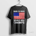 Officials Back To Back World War Champs Usa Flag