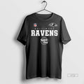 Officials Baltimore Ravens Stand Against Bullying Spirit Day Double Sided Graphic Tee Shirt Sweater