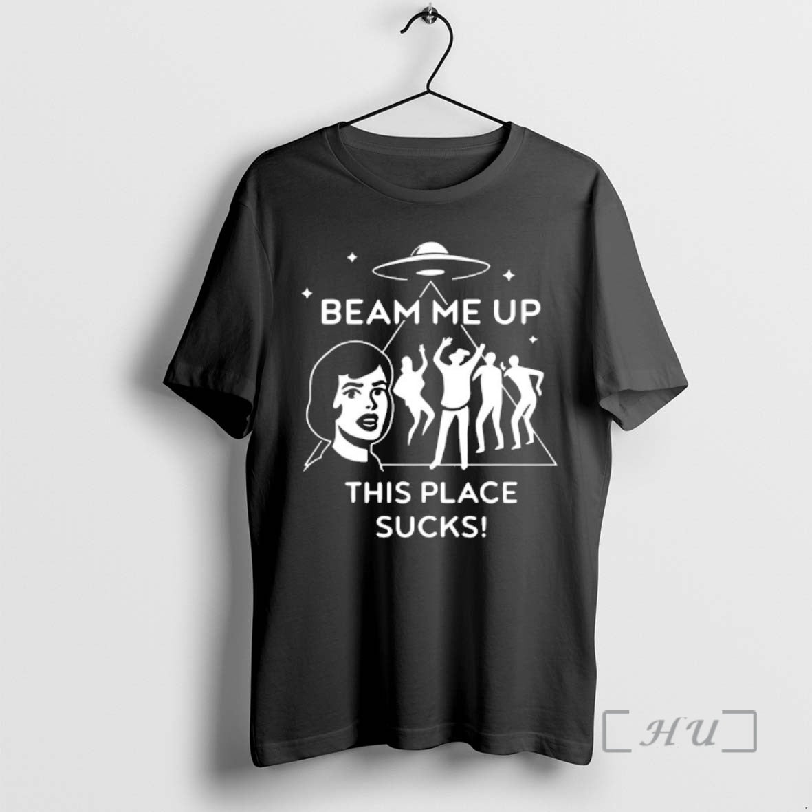 Officials Beam Me Up This Place Sucks Premium T Shirt Sweater