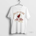 Officials Billie Eilish X Miami Heat 2025 Kaseya Center Miami Florida 2 Sided Graphic Tee