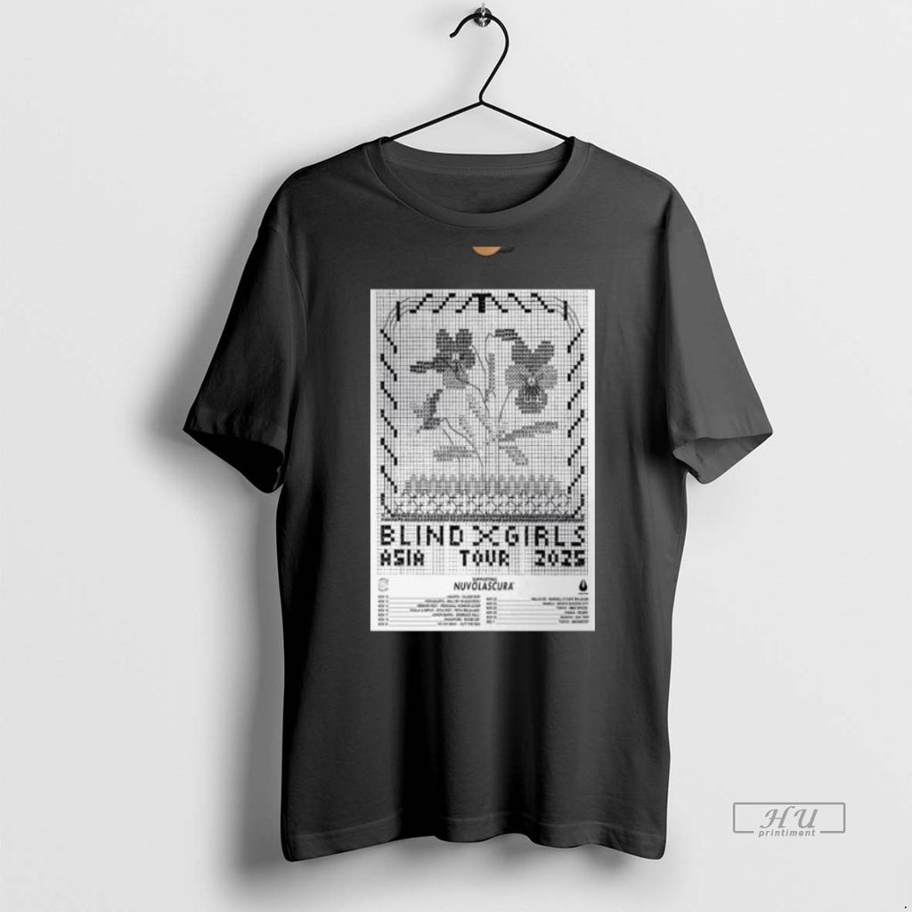 Officials Blind Girls Asia Tour 2025 Circle Black Premium Tee Shirt Sweater