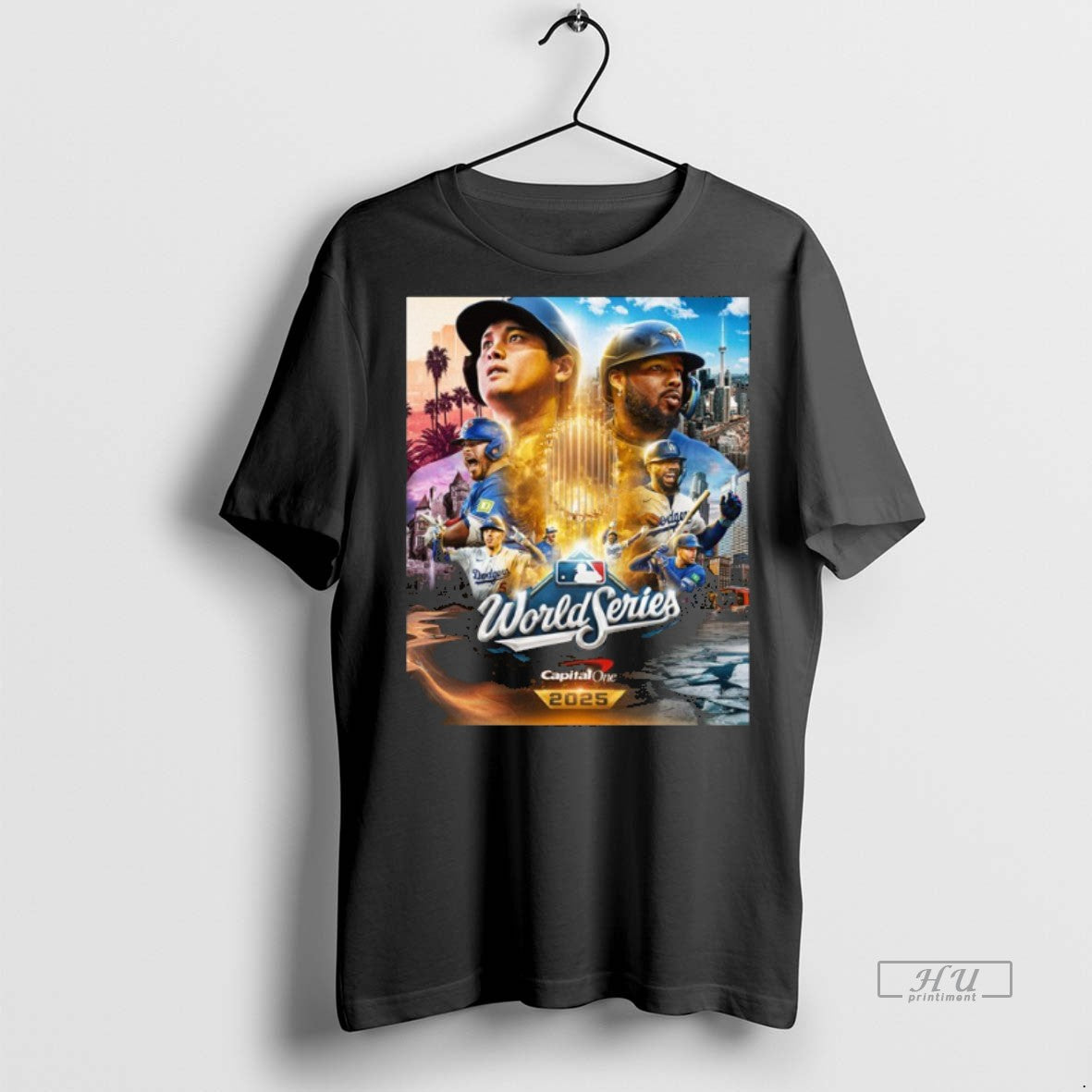 Officials Blue Jays Vs Dodgers World Series Capital One 2025 Graphic Tee Shirt Sweater