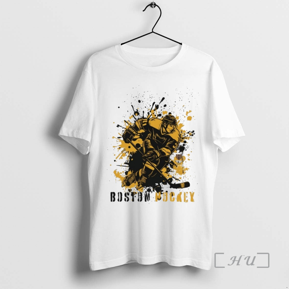 Officials Boston Bruins Hockey Splatter Paint 2025 T Shirt Sweater