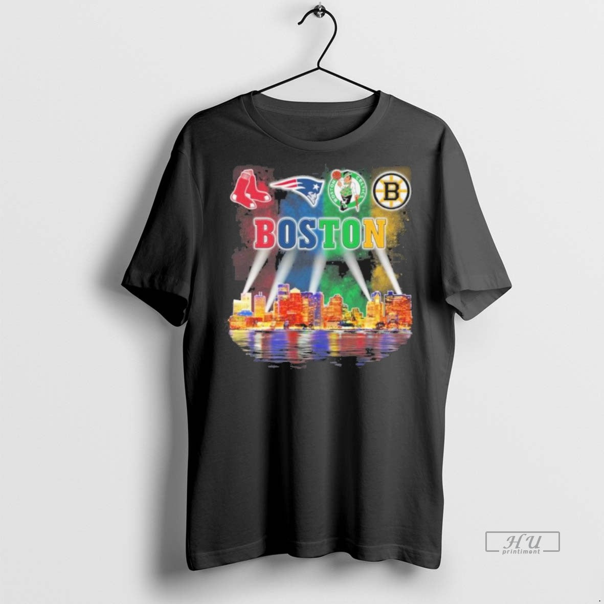 Officials Boston Sports Teams Logo Retro City Premium Tee Shirt Sweater