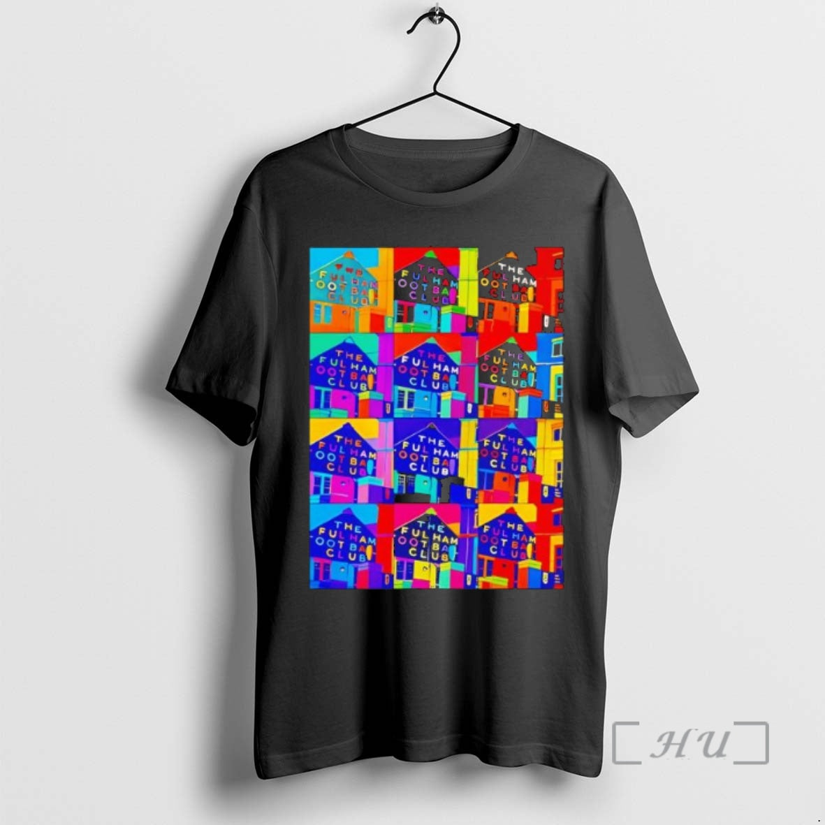 Officials Brand New Craven Cottage Pop Art Black
